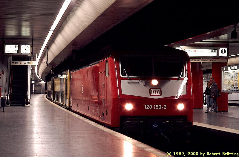 DoSto-Erprobungszug 1989, München Hbf (Tunnelbhf); © Robert Brütting