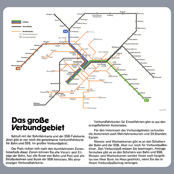 S-Bahn-Netz 1978