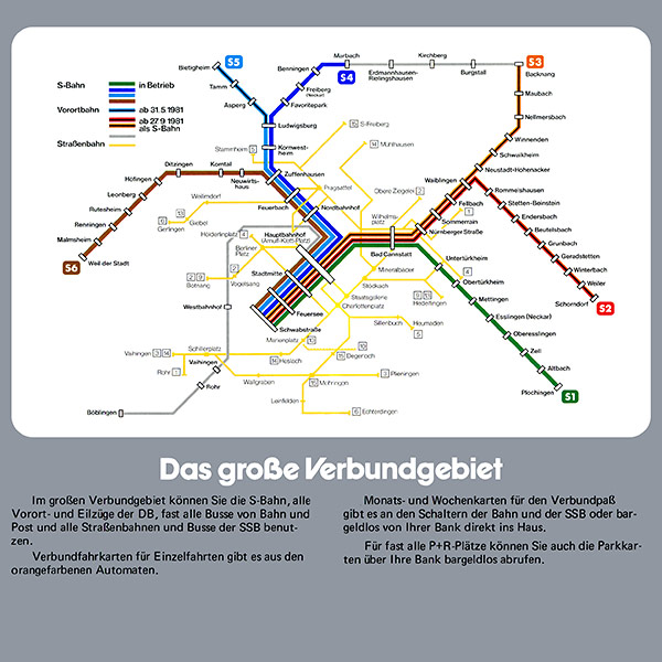 S-Bahn-Netz 1980 mit S4