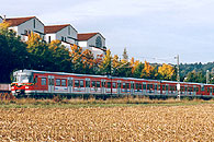 420 432 ale Eröffnungszug bei Leinfelden, 29.09.2001. © Michael Sauer