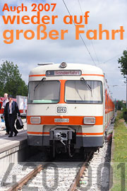 Titel: 420 001 - auch 2007 wieder auf groer Fahrt